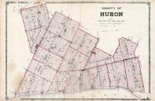 Huron County Ontario Map County Map, Atlas: Huron County 1879, Ontario Historical Map