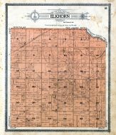 Webster County Iowa Plat Map Elkhorn Township, Atlas: Webster County 1909, Iowa Historical Map