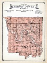 Webster County Iowa Plat Map Webster And Yell Township, Atlas: Webster County 1923, Iowa Historical Map