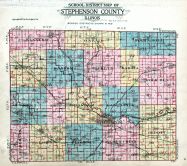 Stephenson County Plat Map Stephenson County 1913 Illinois Historical Atlas