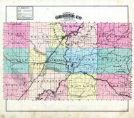 Greene County Indiana Map Greene County 1879 Indiana Historical Atlas
