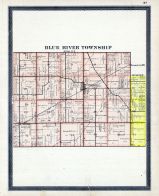 Henry County Indiana Township Map Blue River Township, Atlas: Henry County 1893, Indiana Historical Map