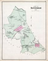 Map Of Lynnfield Ma Lynnfield Town, Atlas: Essex County 1884, Massachusetts Historical Map