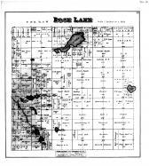 Rose Lake Michigan Map Rose Lake Township, Atlas: Osceola County 1878, Michigan Historical Map