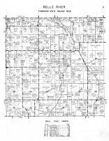 Douglas County Mn Map Belle River Township, Atlas: Douglas County 1950, Minnesota Historical Map