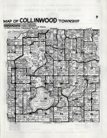 Meeker County Plat Map Collinwood Township, Atlas: Meeker County 1952C Original, Minnesota  Historical Map