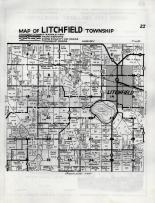 Meeker County Plat Map Litchfield Township, Atlas: Meeker County 1952C Original, Minnesota  Historical Map