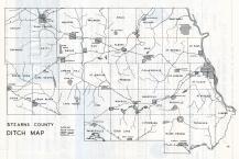 Stearns County Mn Gis Map Stearns County Ditch Map, Atlas: Stearns County 1963, Minnesota Historical  Map