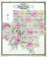 Ramsey County Parcel Map County Outline Map, Atlas: Ramsey County 1909, North Dakota Historical Map