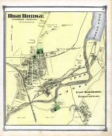 High Bridge Nj Map High Bridge 1, East High Bridge Or Everettsville, Atlas: Hunterdon County  1873, New Jersey Historical Map