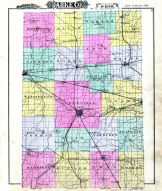 Darke County Ohio Township Map Outline Map, Atlas: Darke County 1888, Ohio Historical Map