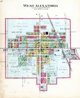 West Alexandria Ohio Map West Alexandria, Atlas: Preble County 1912, Ohio Historical Map