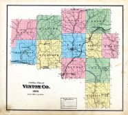 Vinton County Ohio Map County Outline Map, Atlas: Vinton County 1876, Ohio Historical Map