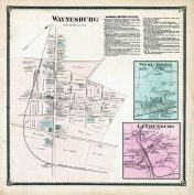 West Grove Pa Map Waynesburg, West Grove, Landenberg, Atlas: Chester County 1873, Pennsylvania  Historical Map