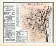 White Haven Pa Map White Haven, Atlas: Luzerne County 1873, Pennsylvania Historical Map