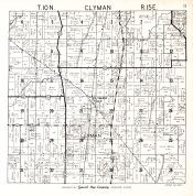 Dodge County Wi Township Map Clyman Township, Atlas: Dodge County 1950, Wisconsin Historical Map