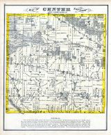 Rock County Plat Map Center Township, Atlas: Rock County 1873, Wisconsin Historical Map