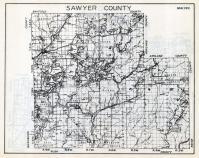 Sawyer County Wi Plat Map Sawyer County Map, Atlas: Wisconsin State Atlas 1933C, Wisconsin Historical  Map