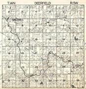 Isabella County Township Map Deerfield Township, Caldwell, Chippewa River, Atlas: Isabella County 1929,  Michigan Historical Map