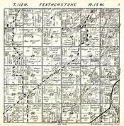 Goodhue County Township Map Featherstone Township, Burley, Hay Creek, Atlas: Goodhue County 1933,  Minnesota Historical Map