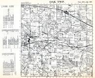 Stearns County Township Map Oak Township, Atlas: Stearns County 1925, Minnesota Historical Map