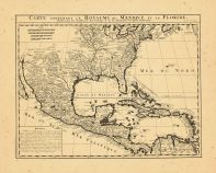 Map - Page 1 - CARTE CONTENANT LE ROYAUME DU MEXIQUE ET LA FLORIDE./Dressez sur les meilleures observations and sur les Memoires les plus Nouveaux., CARTE CONTENANT LE ROYAUME DU MEXIQUE ET LA FLORIDE./Dressez sur les meilleures observations and sur les Memoires les plus Nouveaux.