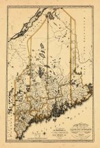 Map - Page 1 - MAP/OF THE/DISTRICT OF MAINE/FROM THE LATEST AND BEST AUTHORITIES/BY/Moses Greenleaf Esq./1815, MAP/OF THE/DISTRICT OF MAINE/FROM THE LATEST AND BEST AUTHORITIES/BY/Moses Greenleaf Esq./1815