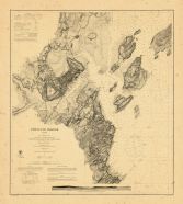 Map - Page 1 - PORTLAND HARBOR/MAINE/From a Trigonometrical Survey////Topography by A.W. LONGFELLOW Assist./1866, PORTLAND HARBOR/MAINE/From a Trigonometrical Survey////Topography by A.W. LONGFELLOW Assist./1866