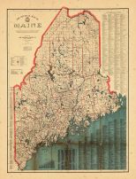 Map - Page 1 - THE OFFICIAL MAP OF/MAINE/COMPILED FROM UNITED STATES GOVERNMENT SURVEYS,/OFFICIAL STATE SURVEYS, AND ORIGINAL SOURCES./PUBLISHED BY/THE NATIONAL SURVEY CO. PORTLAND, ME./L.V.CROCKER, TOPOGRAPHER, THE OFFICIAL MAP OF/MAINE/COMPILED FROM UNITED STATES GOVERNMENT SURVEYS,/OFFICIAL STATE SURVEYS, AND ORIGINAL SOURCES./PUBLISHED BY/THE NATIONAL SURVEY CO. PORTLAND, ME./L.V.CROCKER, TOPOGRAPHER
