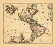 Map - Page 1, Novissima et Accurissima Totius Americae Descriptio