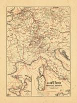 Map - Page 1, Map of Cook's Tours in Central Europe