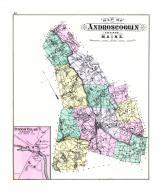 Map - Page 1, MAP OF/ANDROSCOGGIN/COUNTY/MAINE [INSET LR-] TURNER VILLAGE/ANDROSCOGGIN CO.