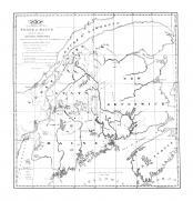 Map - Page 1, Map of the Northern Part of the State of Maine