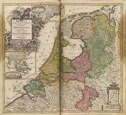 BELGII PARS SEPTENTRIONALIS communi nomine vulgo HOLLANDIA 0166-00, Grosser Atlas