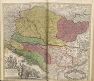 REGNORUM HUNGARIAE DALMATIAE, CROATIA, SCLAVONIAE, BOSNIAE, SERVIAE et PRINCIPATUS TRANSYLVANIAE 0367-00, Grosser Atlas