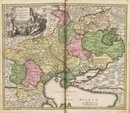 VKRANIA quae et TERRA COSACCORVM cum vicinis WALACHIAE, MOLDAVIAE, MINORIS 0406-00, Grosser Atlas