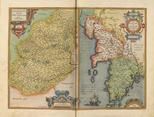 CENOMANORVM Galliae regionis, typus. La Mans. | BRITANNIAE, et NORMANDIAE TYPVS. 1594 Neustria. 0095-00
