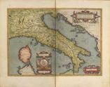 ITALIAE VETERIS SPECIMEN. | ITALIA. Ab. Ortelius describebat. | Cum priuilegio decennali. 1584. 0412-00, THEATRUM ORBIS TERRARUM
