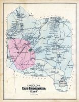 Hanson, Massachusetts 1879 Old Town Map Reprint - Plymouth Co.