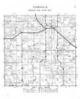 Evansville Township, Atlas: Douglas County 1950, Minnesota Historical Map