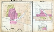 Endicott, Daykin, Helvey, Atlas: Jefferson County 1917, Nebraska ...