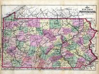 Blair and Huntingdon 1873 Pennsylvania Historical Atlas