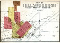 Hillsborough, Atlas: Vernon County 1931, Wisconsin Historical Map