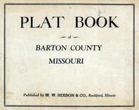 Barton County 1930c Missouri Historical Atlas