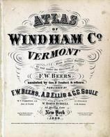 Windham County 1869 Vermont Historical Atlas