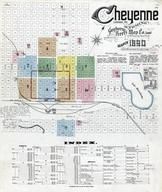 Cheyenne 1890 Wyoming Historical Atlas