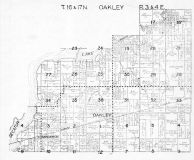 Oakley Township, Atlas: Macon County 1920c, Illinois Historical Map