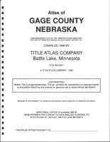 Gage County 1998 Nebraska Historical Atlas