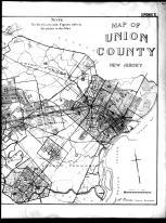 Map of Union, Union County, NJ, New Jersey 
