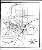 Wayne County and Wooster City 1873 Ohio Historical Atlas